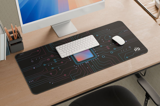 Computer Chip CPU - XXL and XXXXL Mouse Pad - PixelGears