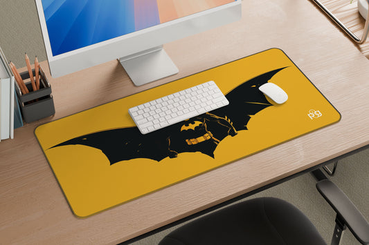 Batman Silhouette Orange - XXL and XXXXL Mouse Pad - PixelGears