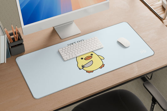 Cute Duck Warning - XXL and XXXXL Mouse Pad - PixelGears