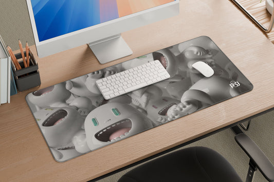 3d Smiley Digital Figures - XXL and XXXXL Mouse Pad - PixelGears