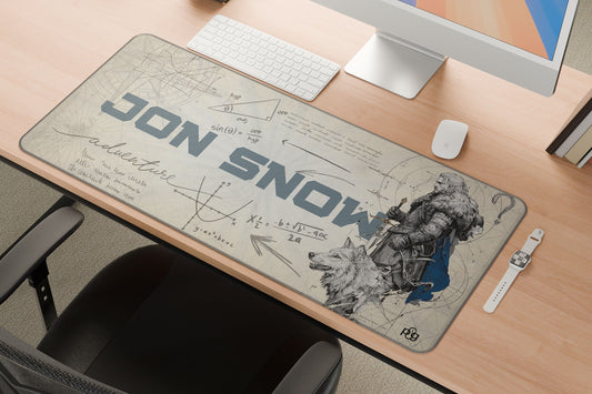 Jon Snow LineArt Edition - XXL and XXXXL Mouse Pad - PixelGears