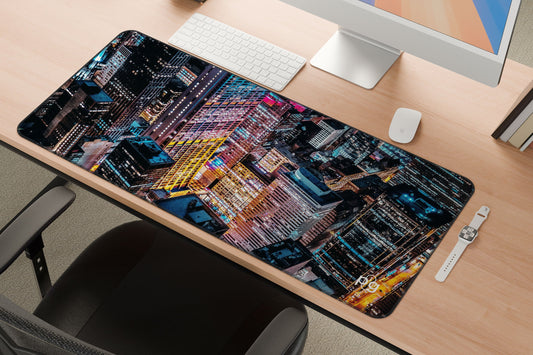 Chicago Skyscraper Night City - XXL and XXXXL Mouse Pad - PixelGears
