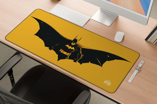 Batman Silhouette Orange - XXL and XXXXL Mouse Pad - PixelGears