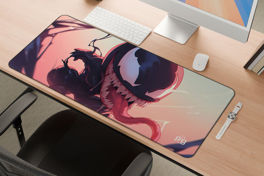 Chibi Venom Tongue Out Symbiote - XXL and XXXXL Mouse Pad - PixelGears