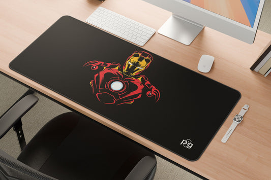 Iron Man Pitch Black Amoled - XXL and XXXXL Mouse Pad - PixelGears