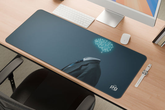 Business Suit Brain - XXL and XXXXL Mouse Pad - PixelGears