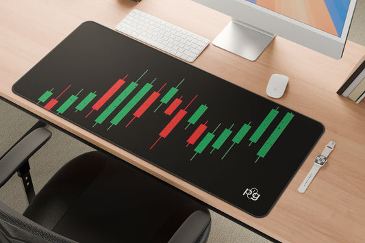 Candlestick Pattern - XXL and XXXXL Mouse Pad - PixelGears