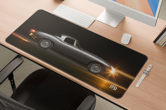 Jaguar E-Type Vintage Sports Car XXL and XXXXL Mouse Pad - PixelGears