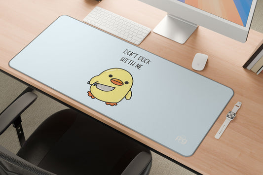 Cute Duck Warning - XXL and XXXXL Mouse Pad - PixelGears