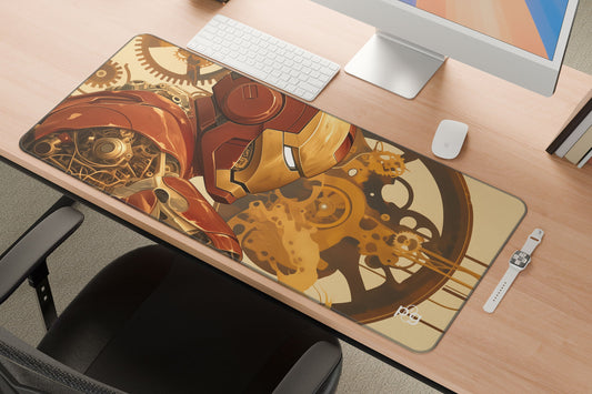 Iron Man Steampunk Suit - XXL and XXXXL Mouse Pad - PixelGears
