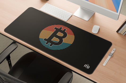 Bitcoin Logo - XXL and XXXXL Mouse Pad - PixelGears