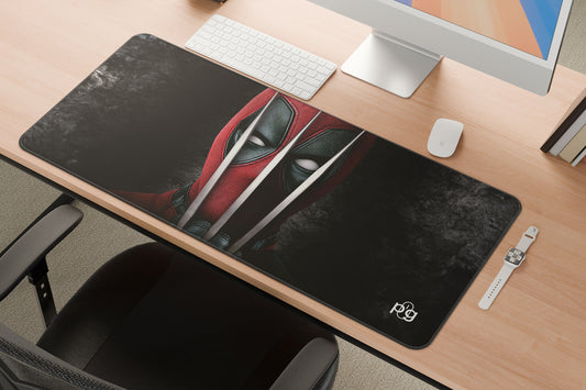 Deadpool With Wolverine Claw- XXL and XXXXL Mouse Pad - PixelGears
