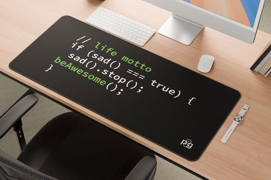 Be Awesome If Code - XXL and XXXXL Mouse Pad - PixelGears