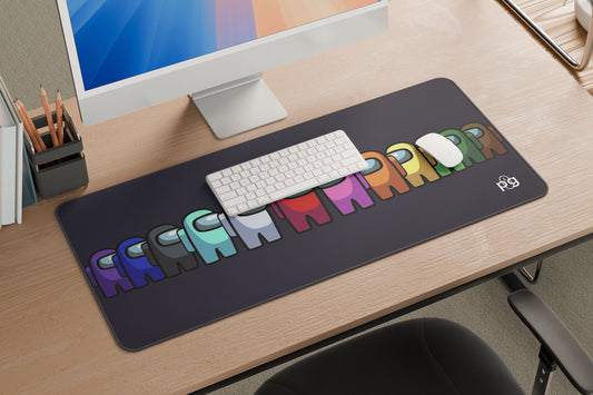 Among Us Game Dark Background - XXL and XXXXL Mouse Pad - PixelGears