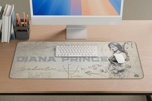 Diana Prince Wonder Woman LineArt - XXL and XXXXL Mouse Pad - PixelGears