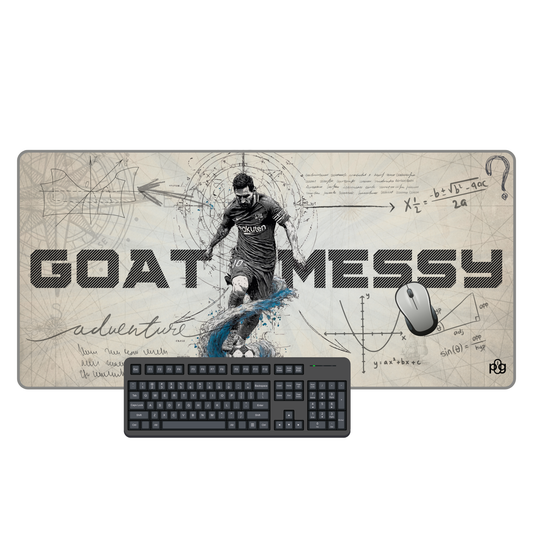 Goat Messi Tech Sketch Edition - XXL and XXXXL Mouse Pad - PixelGears