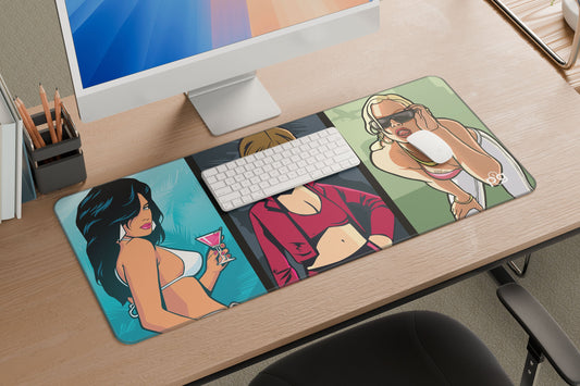 Grand Theft Auto The Trilogy Definitive Edition - XXL and XXXXL Mouse Pad - PixelGears