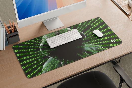 Hacker Anonymous Binary - XXL and XXXXL Mouse Pad - PixelGears