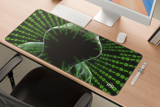Hacker Anonymous Binary - XXL and XXXXL Mouse Pad - PixelGears