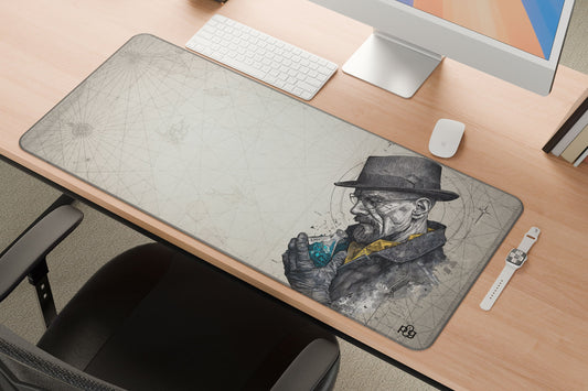 Heisenberg Breaking Bad LineArt - XXL and XXXXL Mouse Pad - PixelGears