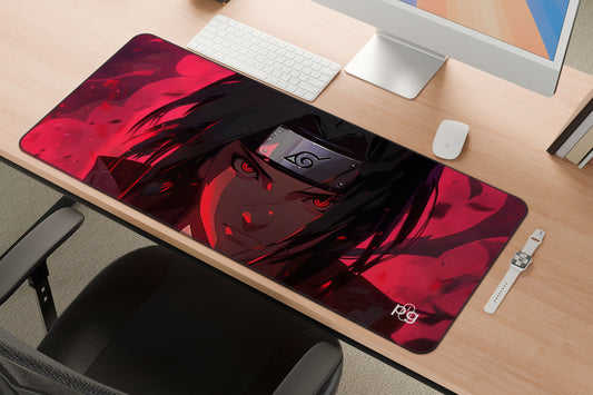 Itachi With Sharingan Eyes - XXL and XXXXL Mouse Pad - PixelGears