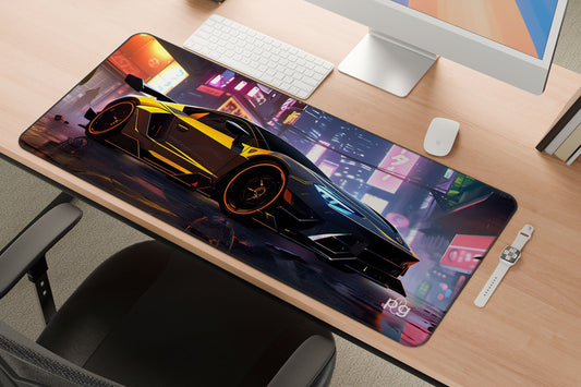 Lamborghini Aventador Cyberpunk - XXL and XXXXL Mouse Pad - PixelGears