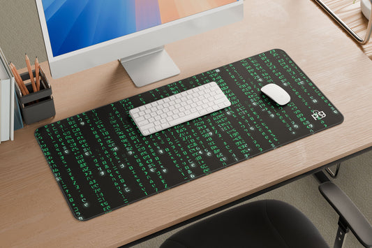Matrix Falling Code Green - XXL and XXXXL Mouse Pad - PixelGears