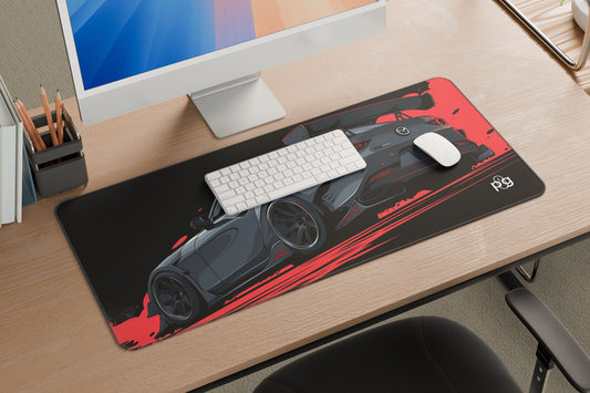 Mazda RX8 Black Car - XXL and XXXXL Mouse Pad - PixelGears