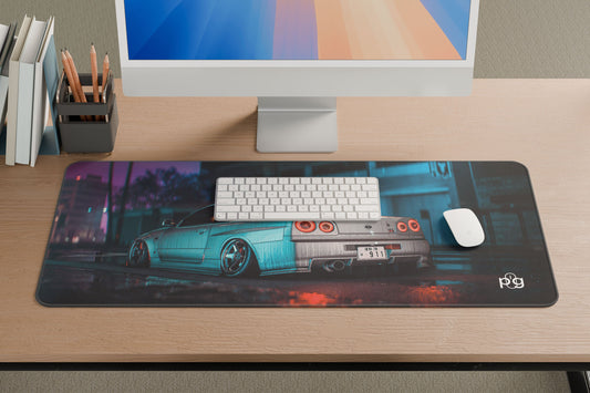 Nissan GTR Digital Art - XXL and XXXXL Mouse Pad - PixelGears