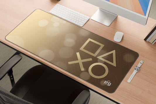 PlayStation controller Iconic Symbols - XXL and XXXXL Mouse Pad - PixelGears