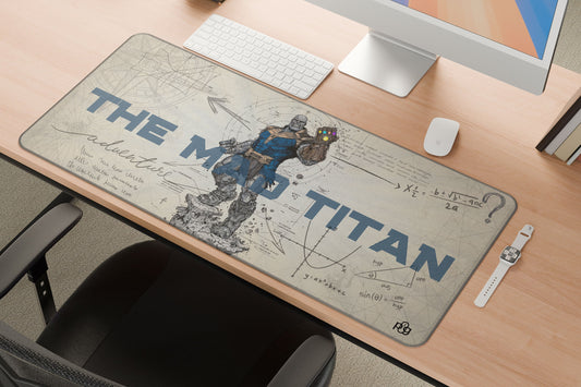 Thanos The Mad Titan LineArt Edition - XXL and XXXXL Mouse Pad - PixelGears