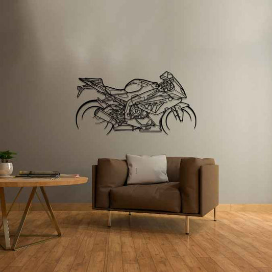 1000 RR 2014 Metal Wall Art Bike Silhouettes | Wall Decor | Gift For Men - Pixelgears