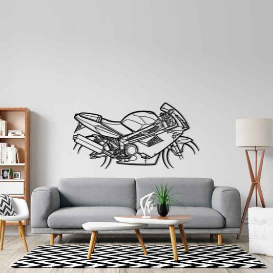 1000S 2005 Metal Wall Art Bike Silhouettes | Wall Decor | Gift For Men - Pixelgears