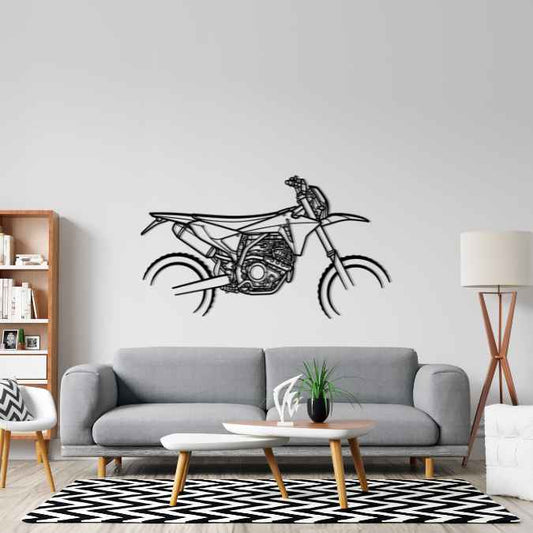 125 2023 Metal Wall Art Bike Silhouettes | Wall Decor | Gift For Men - Pixelgears