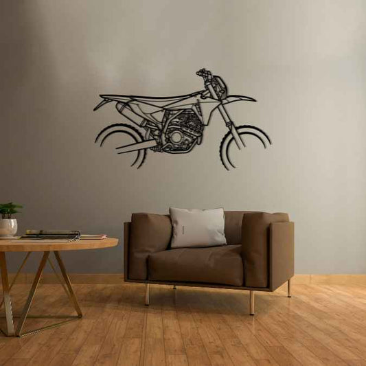 125 2023 Metal Wall Art Bike Silhouettes | Wall Decor | Gift For Men - Pixelgears