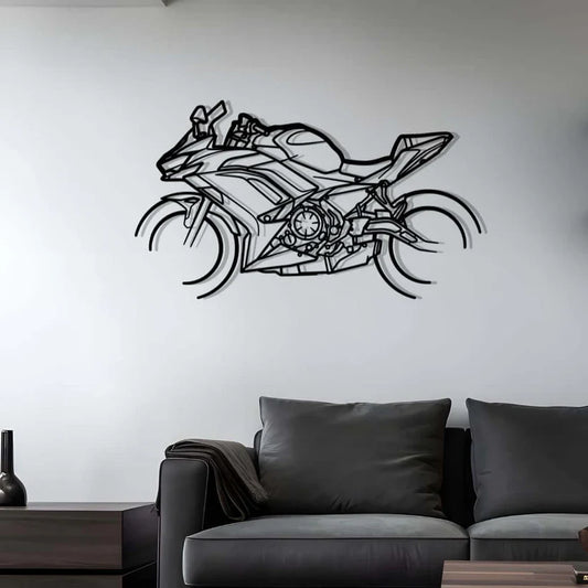 2024 Kawasaki Ninja 650 Metal Bike Silhouettes | Wall Decor | Gift For Men - Pixelgears
