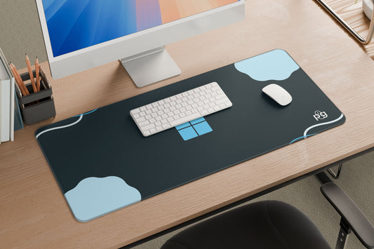 Windows 11 Illustrated Logo - XXL and XXXXL Mouse Pad - PixelGears
