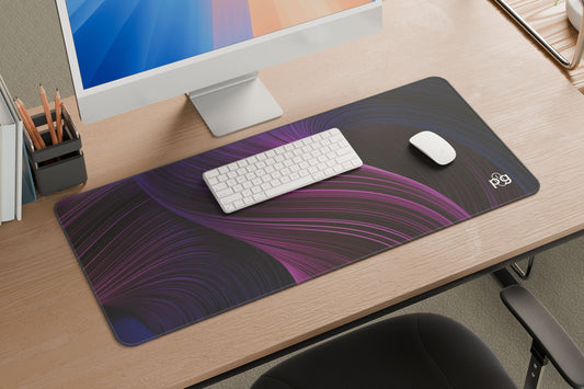 Abstract Pruple Spirals - XXL and XXXXL Mouse Pad - PixelGears