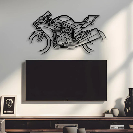 2015 Kawasaki Ninja H2 Metal Bike Silhouettes | Wall Decor | Gift For Men - Pixelgears