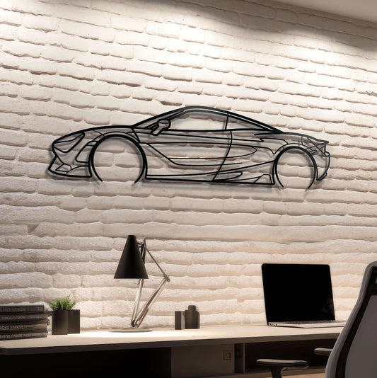 2023 Vorsteiner 720s Metal Car Silhouette Wall Art | Personalized Car Gift For Men - PixelGears