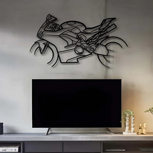 2018 Ducati Panigale V4 Metal Bike Silhouettes | Wall Decor | Gift For Men - Pixelgears