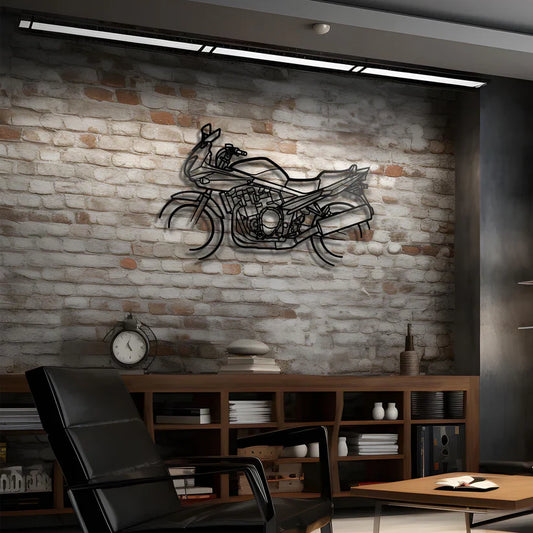 2008 Suzuki Bandit Metal Bike Silhouettes | Wall Decor | Gift For Men - Pixelgears