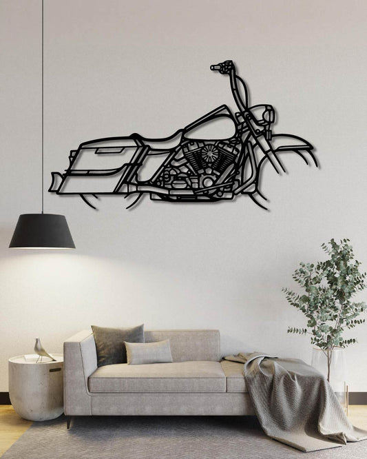 2014 Harley Davidson Road King Metal Bike Silhouettes | Wall Decor | Gift For Men - Pixelgears