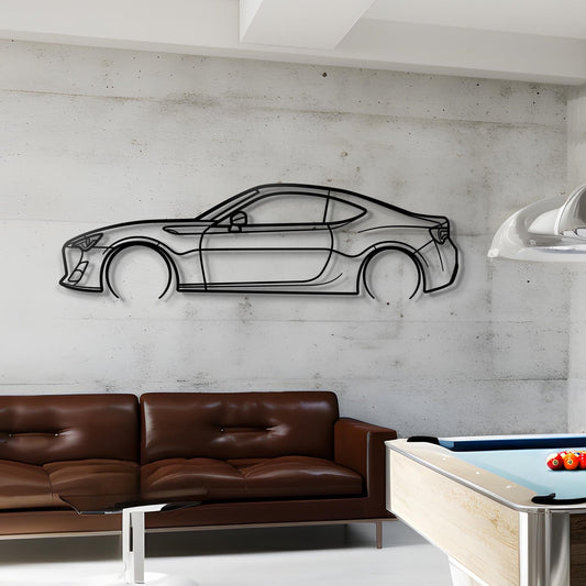 2015 Scion FR-S Metal Car Silhouette Wall Art | Personalized Car Gift For Men - PixelGears