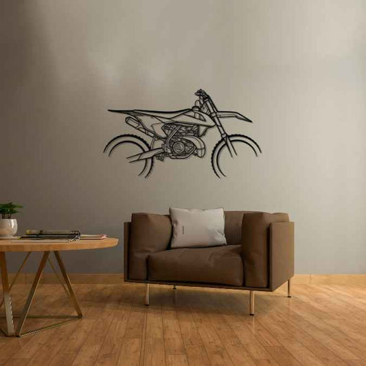 250SX Metal Wall Art Bike Silhouettes | Wall Decor | Gift For Men - Pixelgears