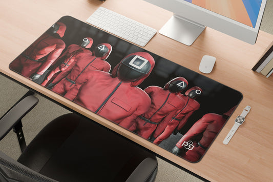 Squid Game Guard Costume - XXL and XXXXL Mouse Pad - PixelGears
