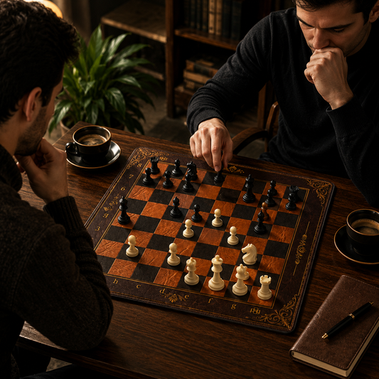Regal Saddle Neoprene Chess Board – Tournament Chess Mat | Roll Up Chess Board