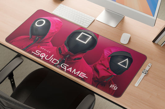 Squid Game Guard Shape Masks - XXL and XXXXL Mouse Pad - PixelGears