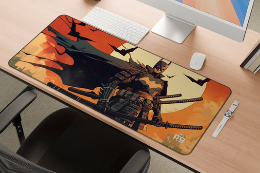 Samurai Batman Sunset - XXL and XXXXL Mouse Pad - PixelGears