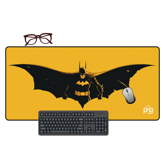 Batman Silhouette Orange - XXL and XXXXL Mouse Pad - PixelGears
